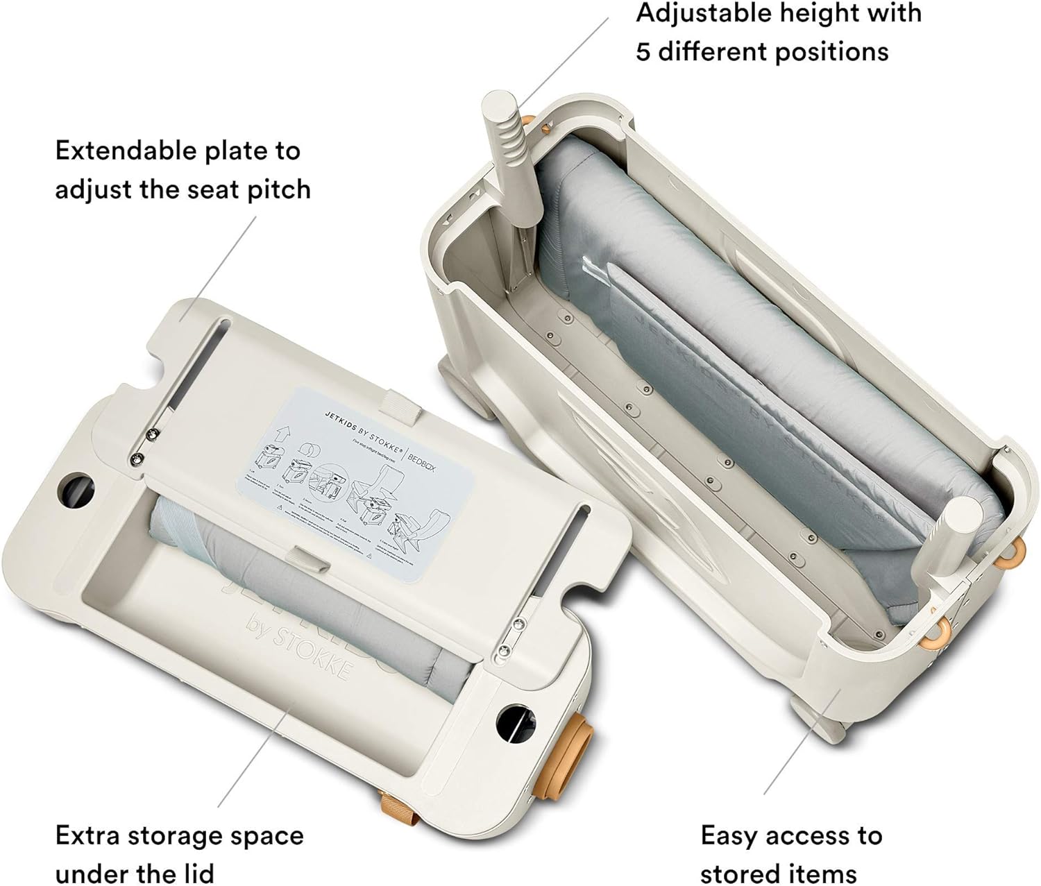 Kids' ride-on luggage and in-flight beds - Help your kids relax and sleep on the plane - Approved by multiple airlines - Best for ages 3 - 7