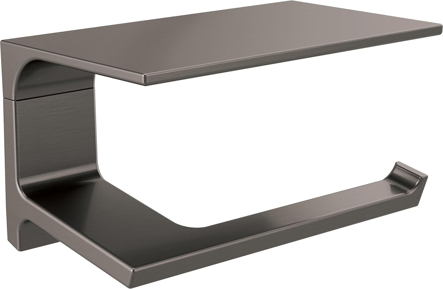 Pivotal Toilet Paper Holder With Shelf, Polished Nickel, Bathroom Accessories, 79956-PN
