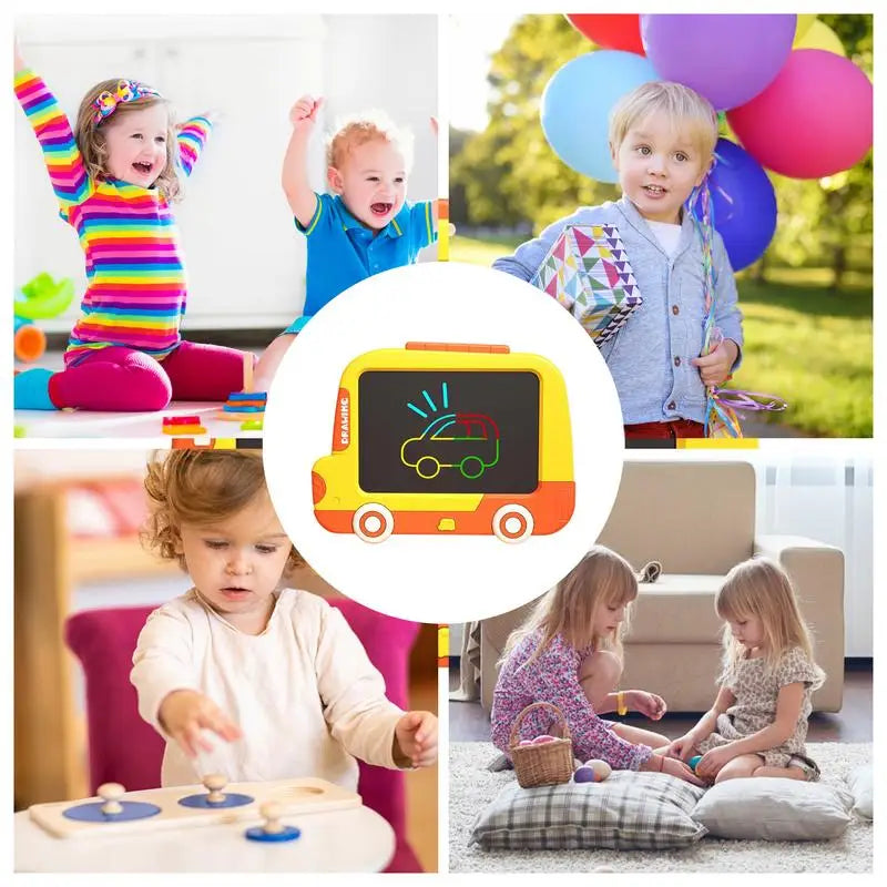 Drawing Board For Kids Reusable And Erasable LCD Writing Board Children Early Learning Education Toy For Kindergarten Living