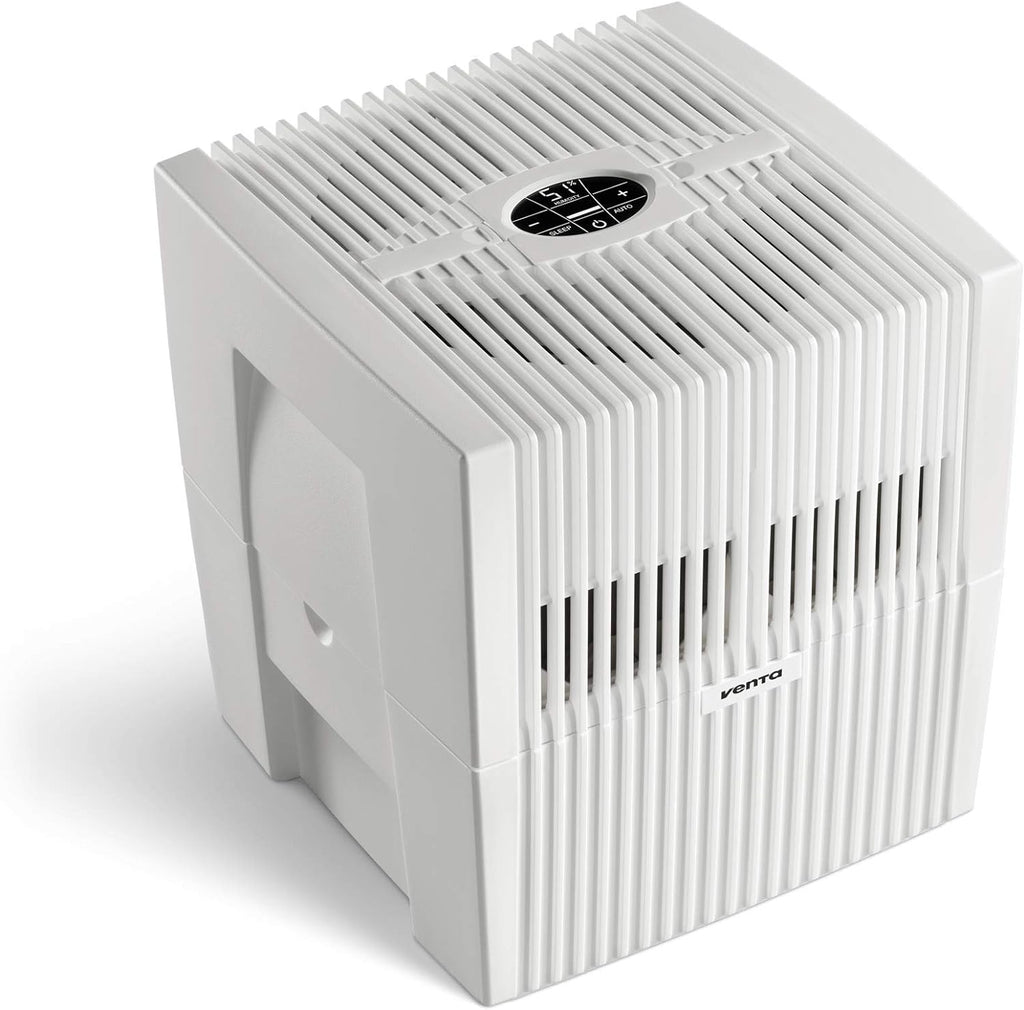 Black Humidifier - Filterless evaporative humidifier for spaces up to 645 square feet