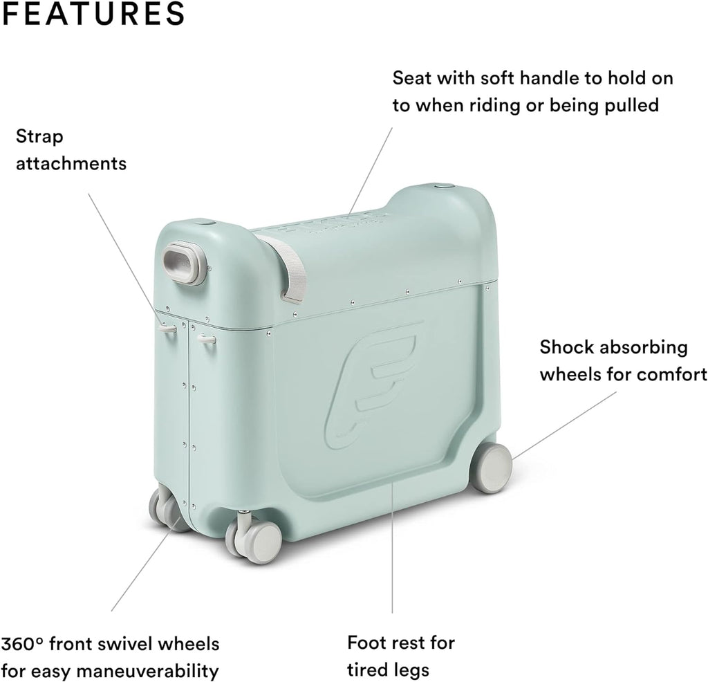 Kids' ride-on luggage and in-flight beds - Help your kids relax and sleep on the plane - Approved by multiple airlines - Best for ages 3 - 7