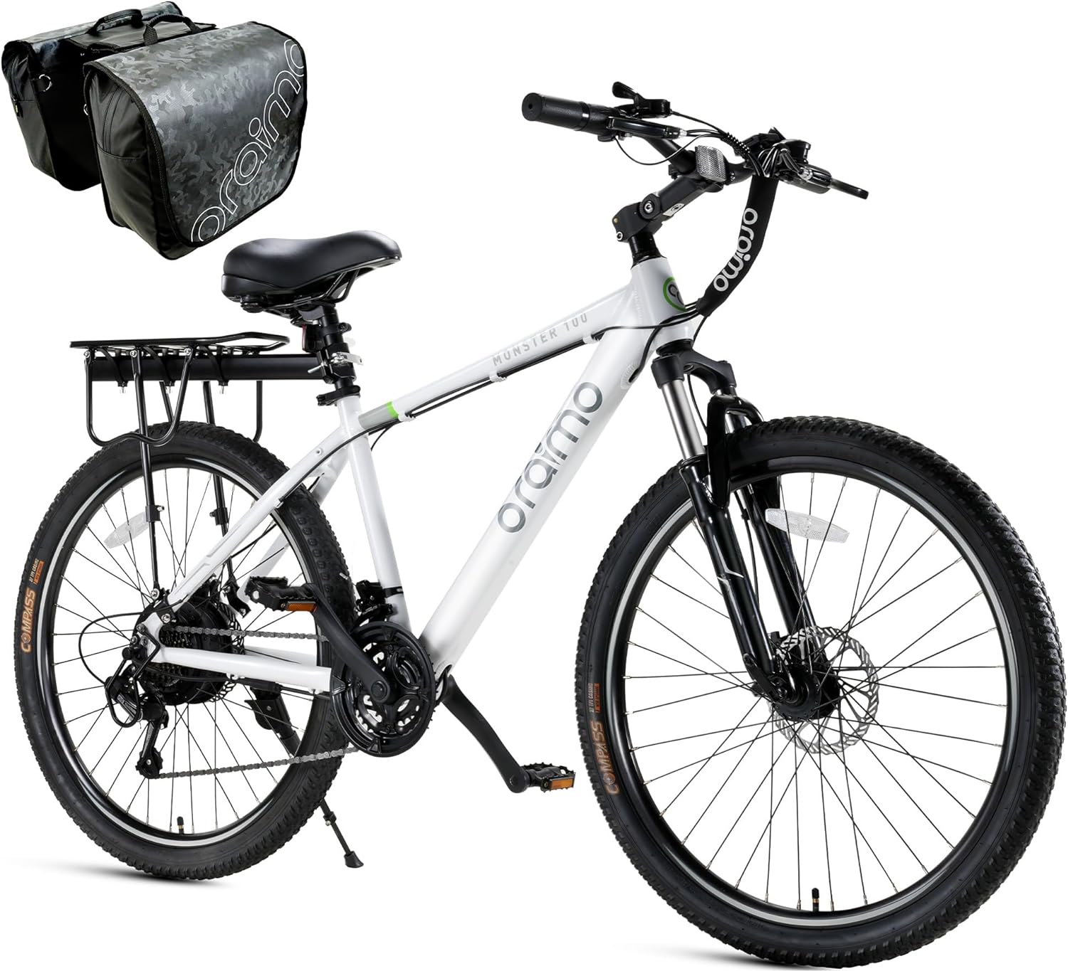 Adult Electric Bike, 350W BAFANG Motor (500W Peak), 4A 3H Fast Charging, 468Wh Li-Ion Battery, 21 Speed Gears, Air Saddle, 45 Miles 20 MPH 26" Mountain Bike Electric Bike, ANSI/CAN/UL2849 Compliant