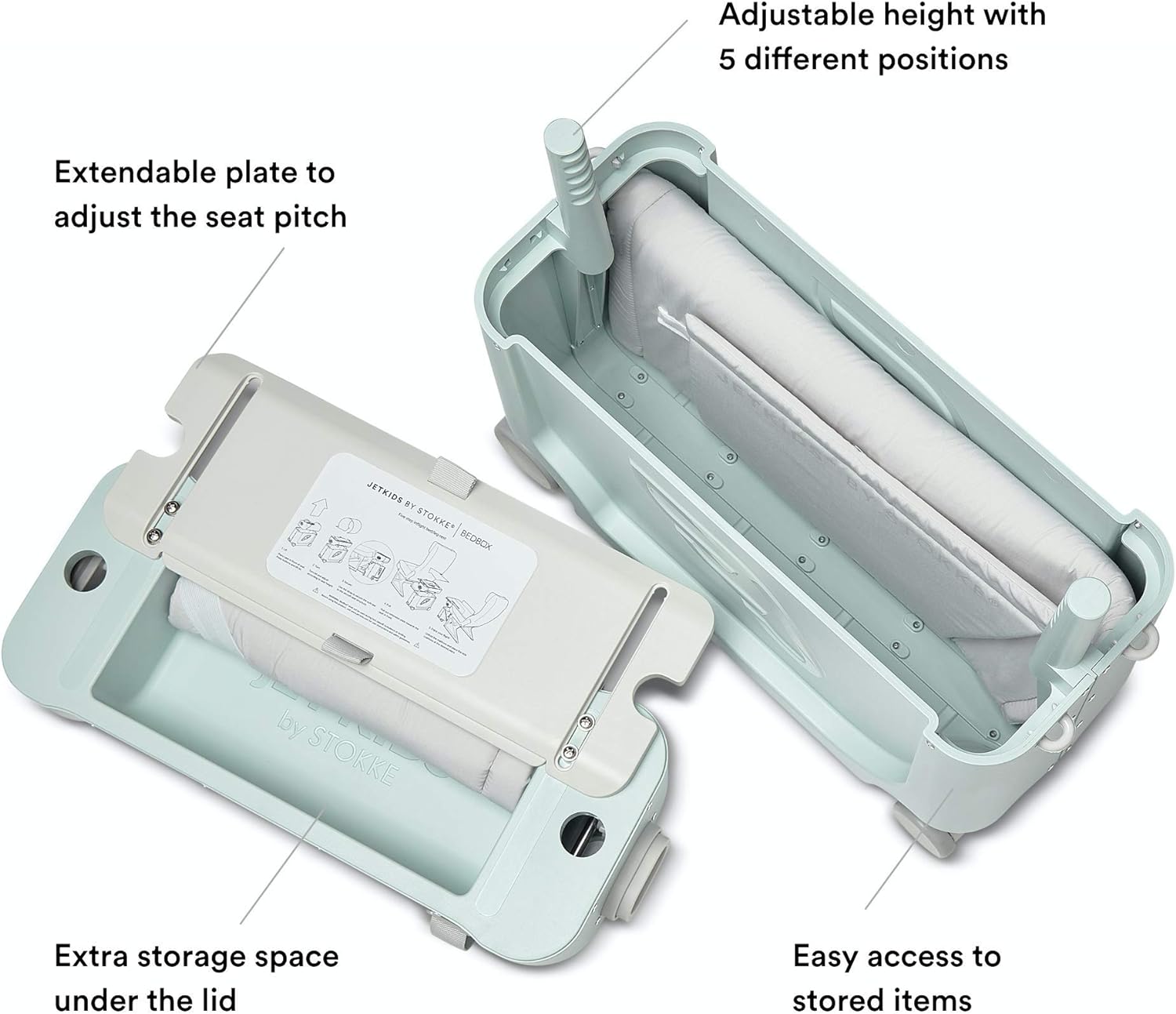 Kids' ride-on luggage and in-flight beds - Help your kids relax and sleep on the plane - Approved by multiple airlines - Best for ages 3 - 7