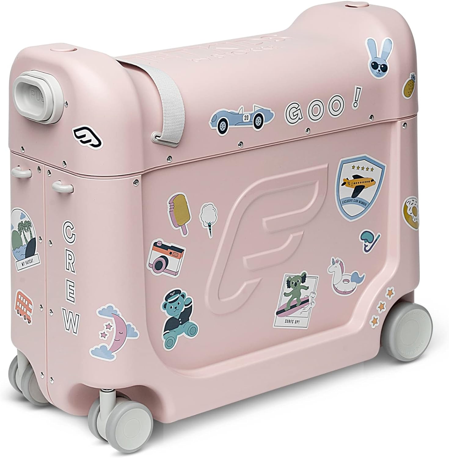 Kids' ride-on luggage and in-flight beds - Help your kids relax and sleep on the plane - Approved by multiple airlines - Best for ages 3 - 7