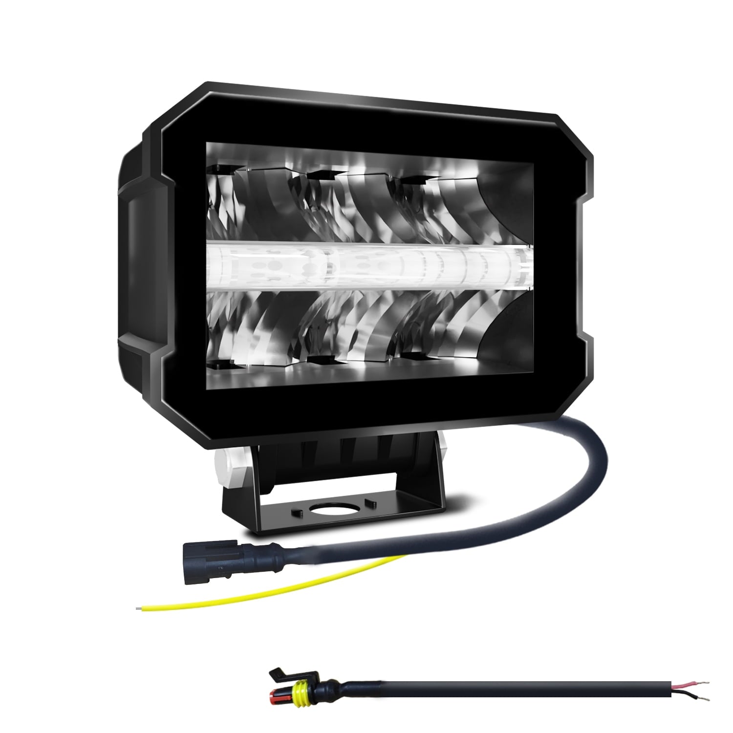 100W LED Car Wroklight High Bright DRL Spotlight 10000LM 6000K Auto Offroad SUV Headlight Truck Driving Fog Lights Headlamp 30V