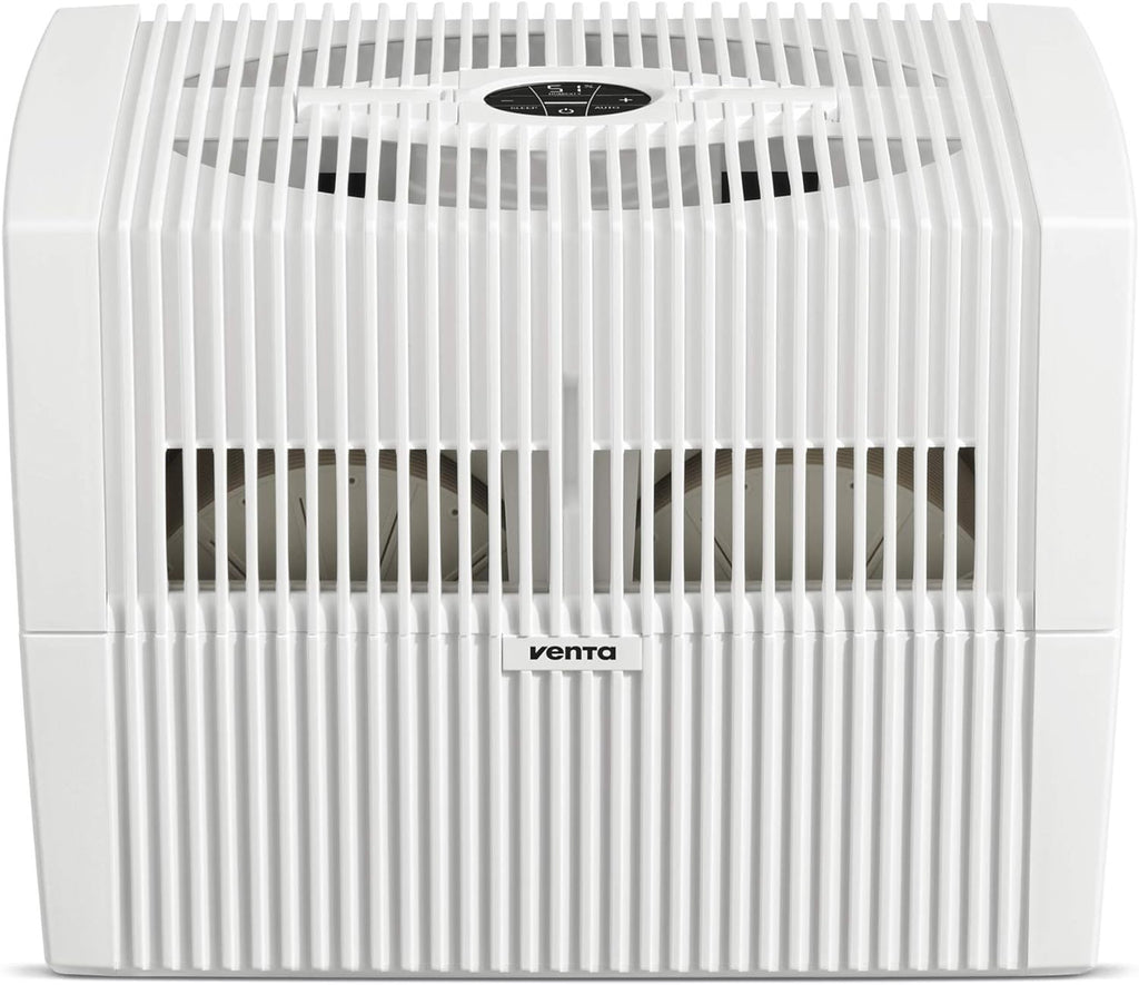 Black Humidifier - Filterless evaporative humidifier for spaces up to 645 square feet